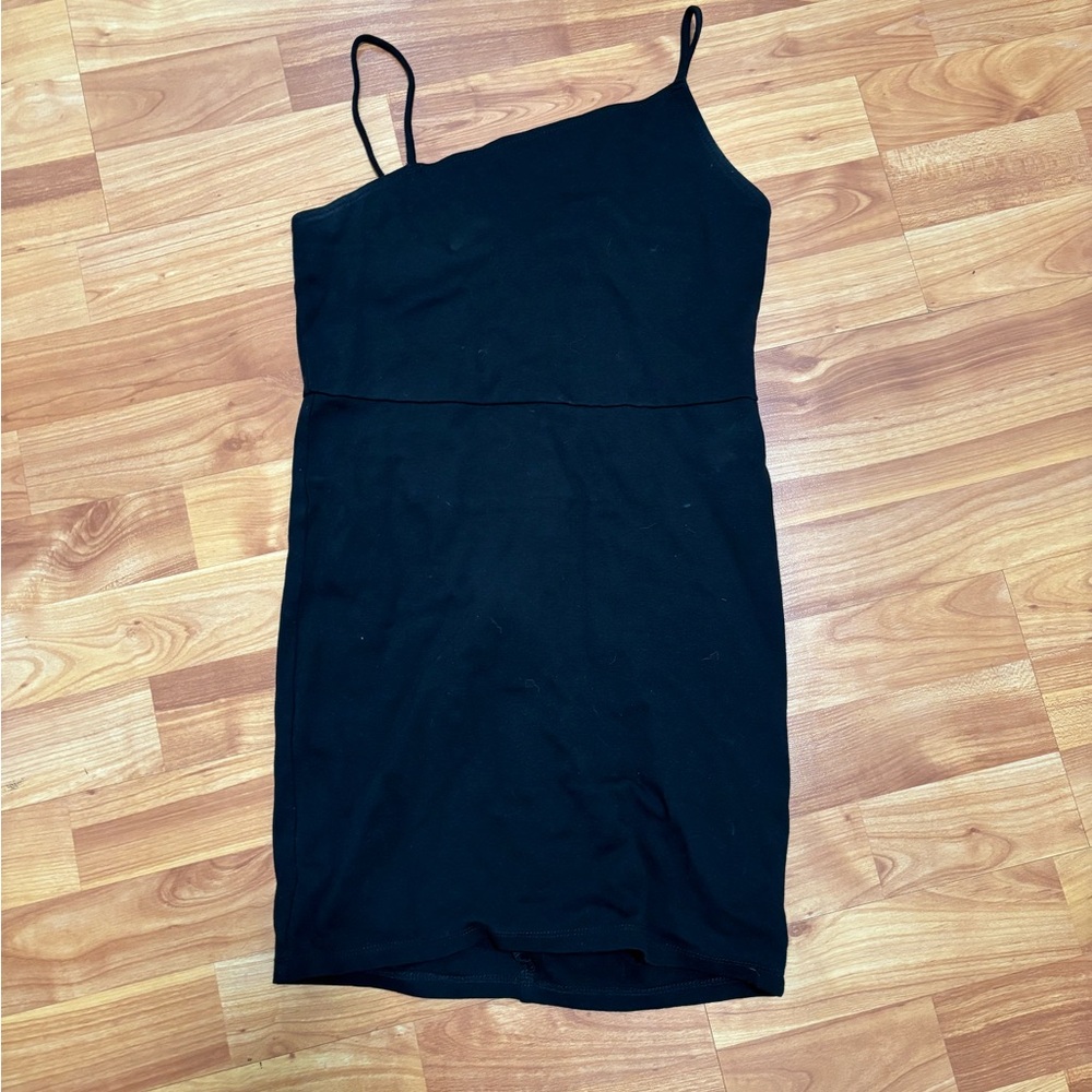 Forever 21 Black One-Shoulder Bodycon Dress